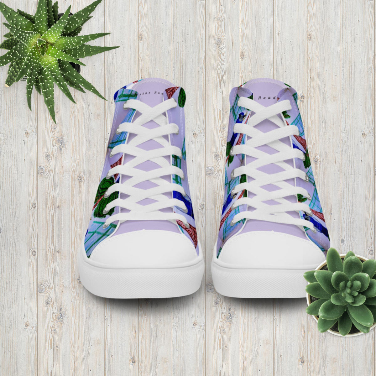 Women’s high top canvas shoes