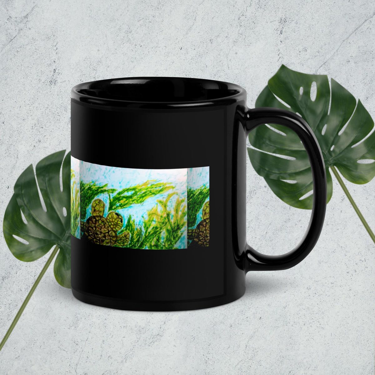 Black Glossy Mug