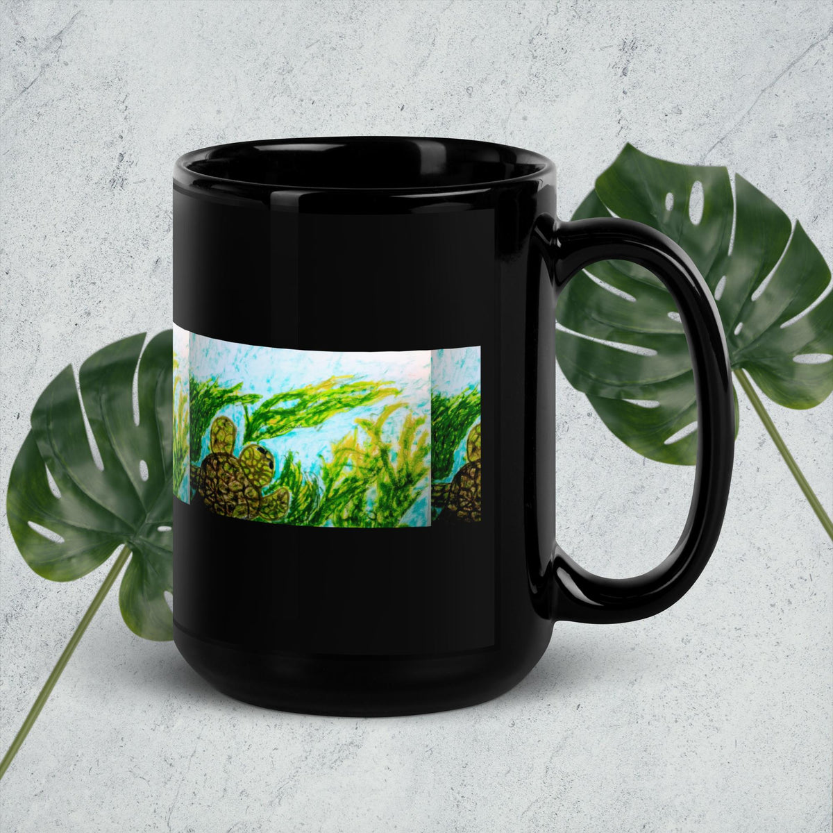 Black Glossy Mug
