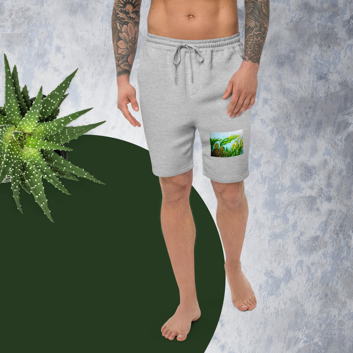 Men's fleece shorts