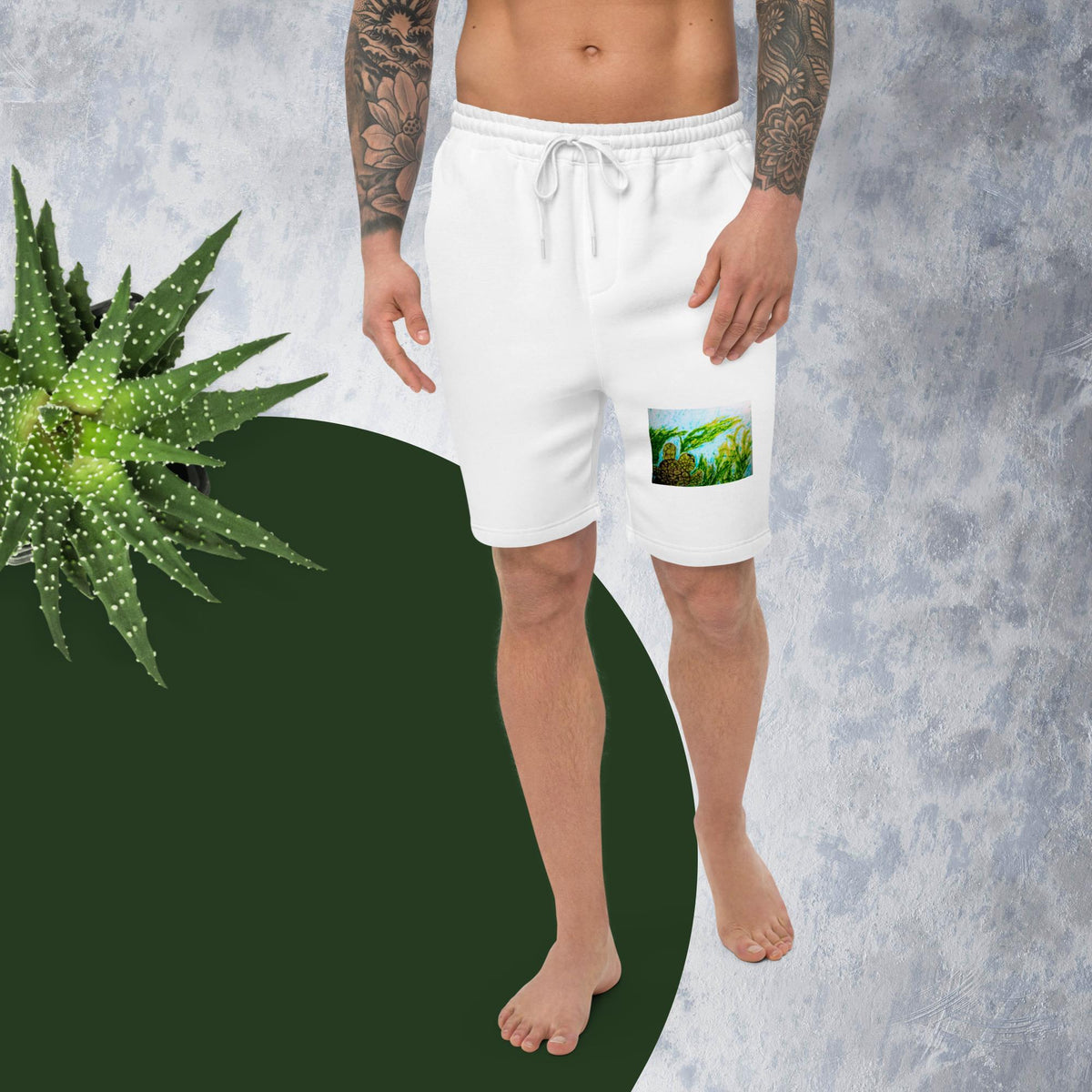 Men's fleece shorts