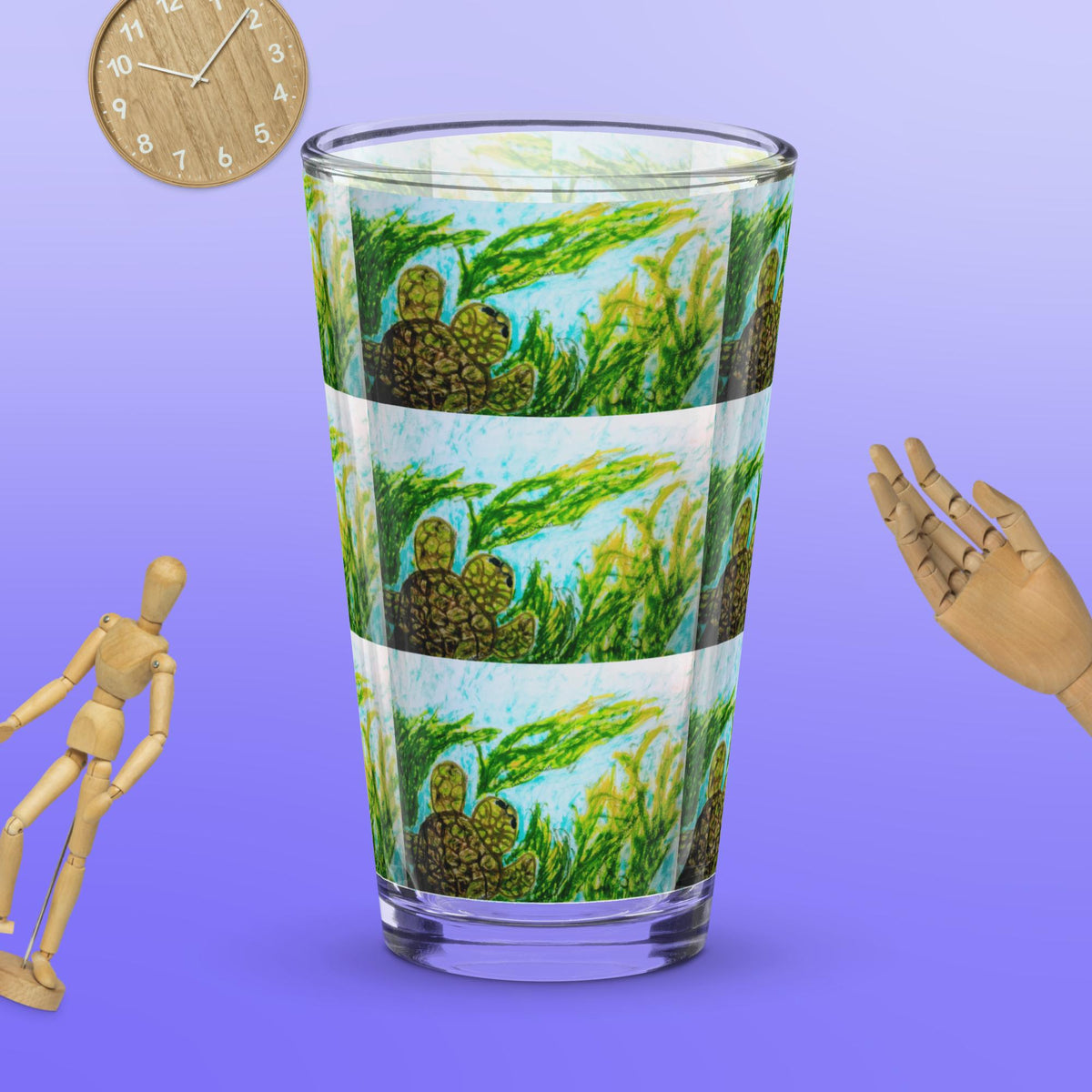 Shaker pint glass