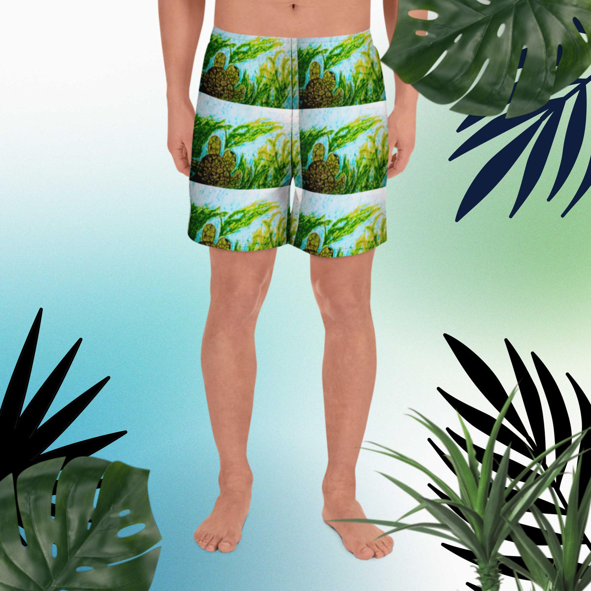 Men's Athletic Long Shorts