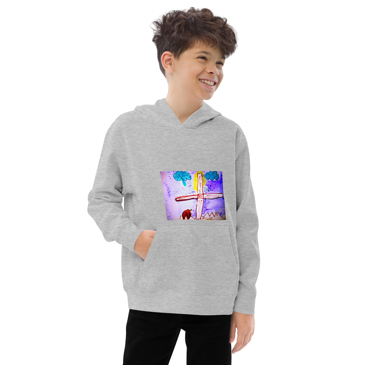 Kinder-Fleece-Hoodie
