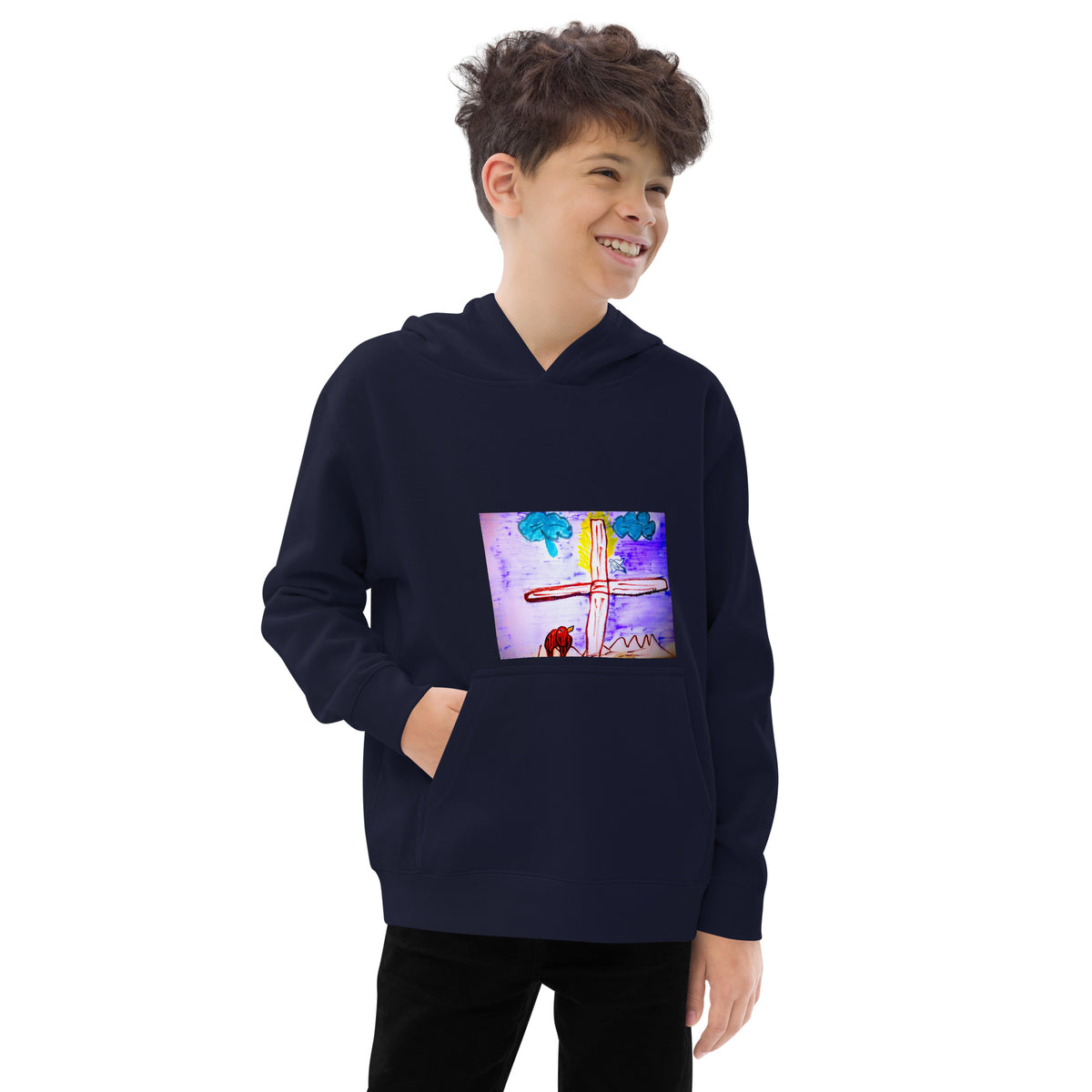 Kinder-Fleece-Hoodie