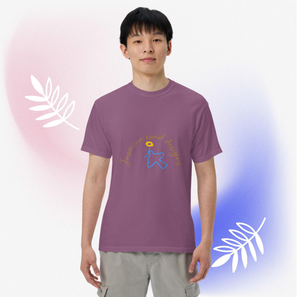 Men’s garment-dyed heavyweight t-shirt