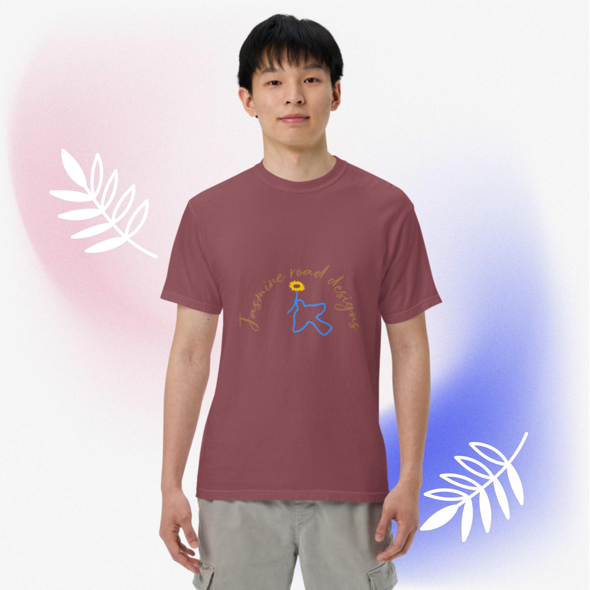 Men’s garment-dyed heavyweight t-shirt