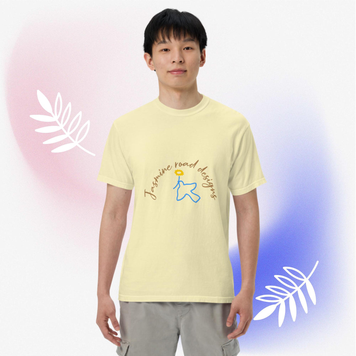 Men’s garment-dyed heavyweight t-shirt
