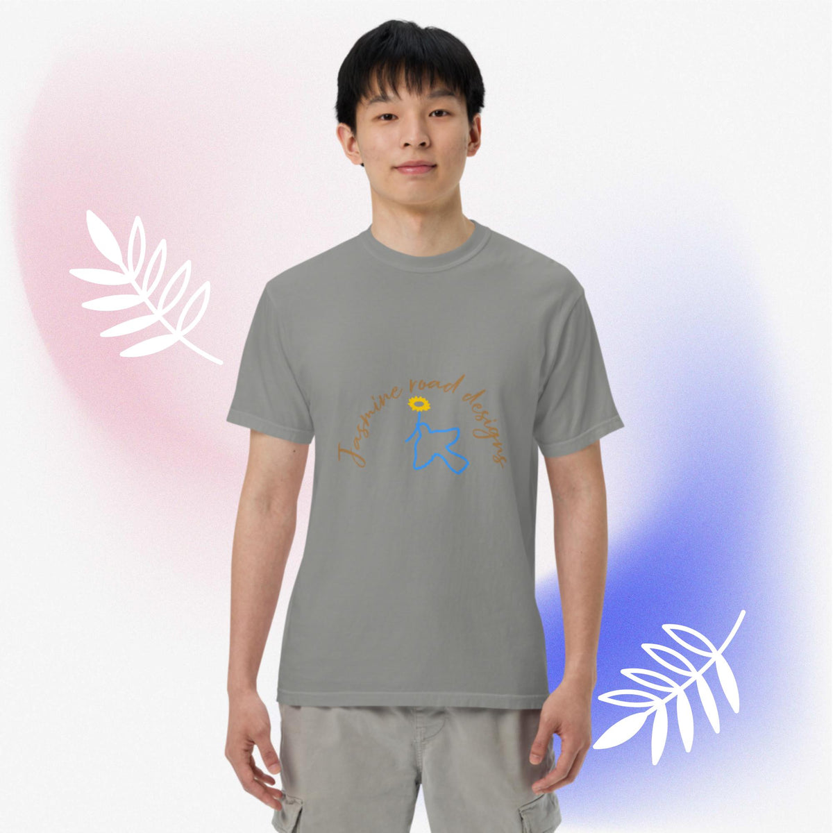 Men’s garment-dyed heavyweight t-shirt