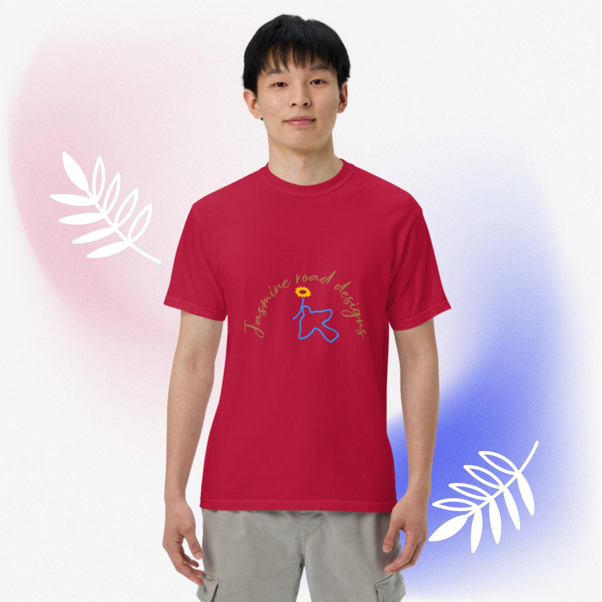 Men’s garment-dyed heavyweight t-shirt