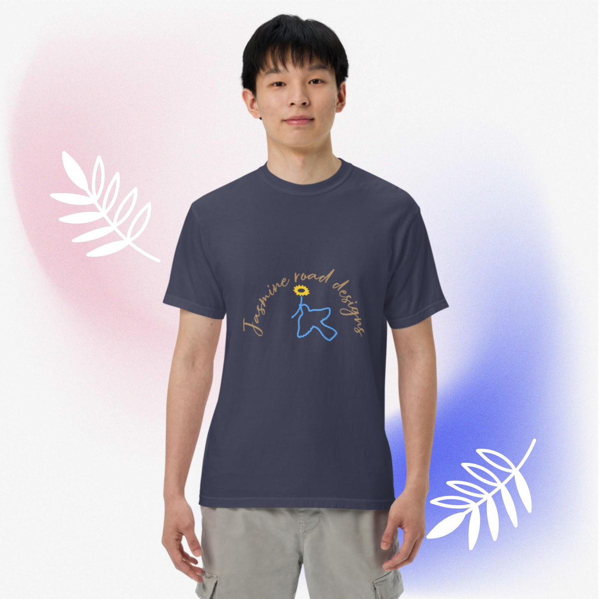 Men’s garment-dyed heavyweight t-shirt