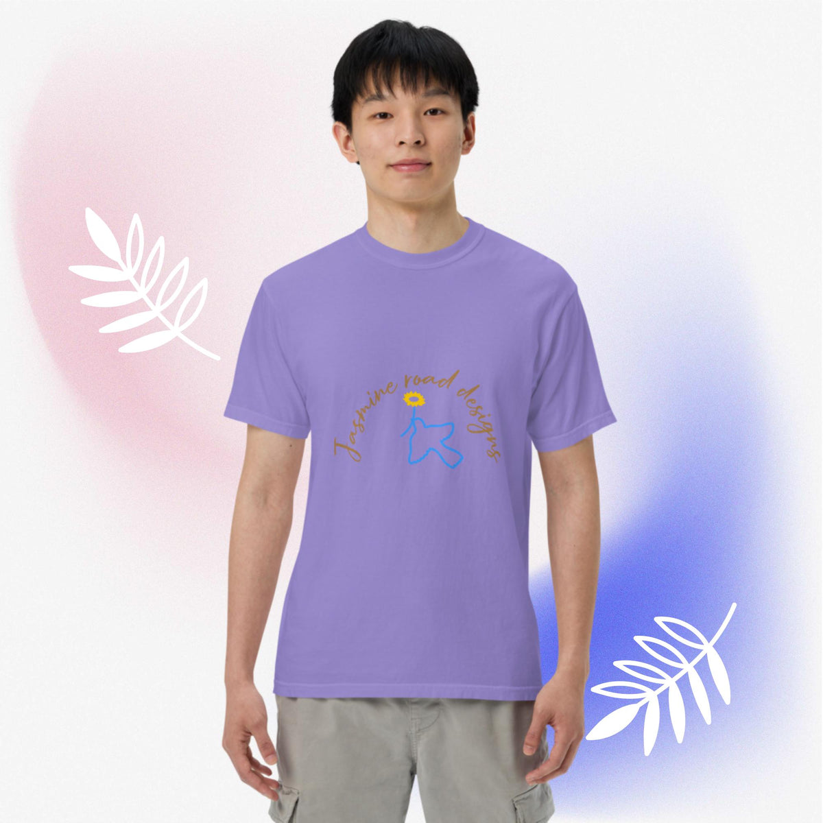 Men’s garment-dyed heavyweight t-shirt