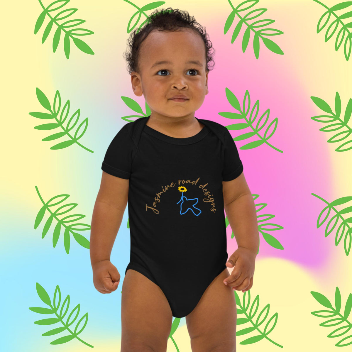 Organic cotton baby bodysuit