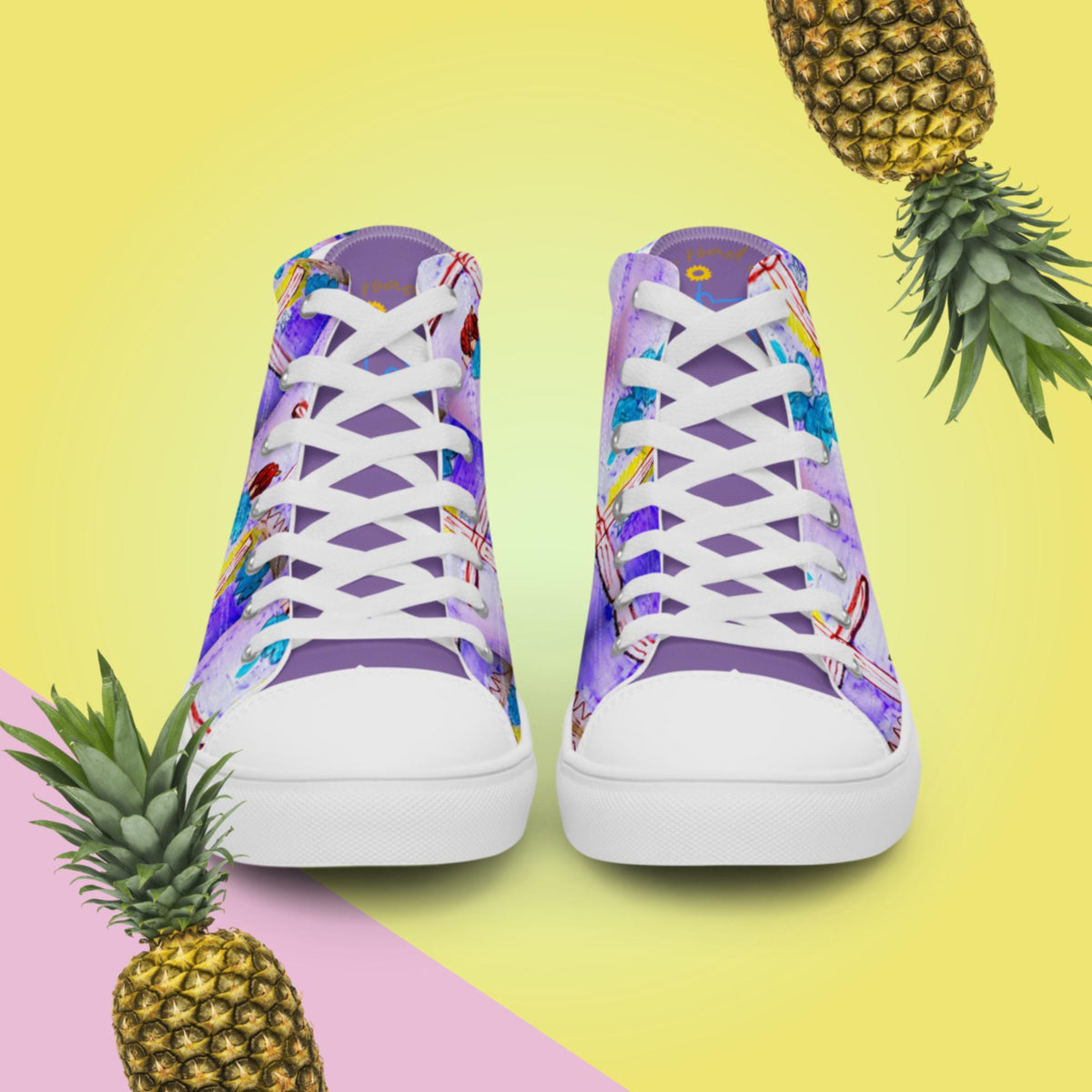 Women’s high top canvas shoes